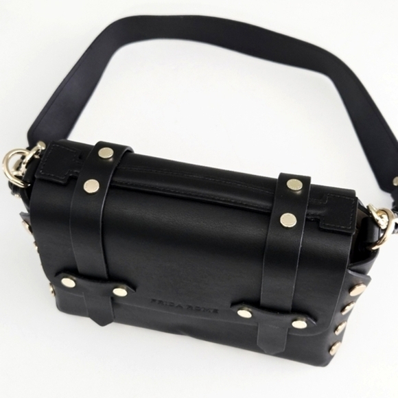 EXCELLENT FRIDA ROME THE WEEK/END LUXURY VEGAN CROSSBODY BAG - Picture 7 of 11